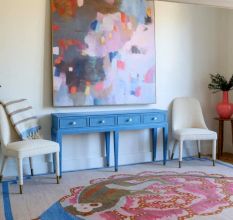 Celeste Pink Turkish Handmade Wool Rug